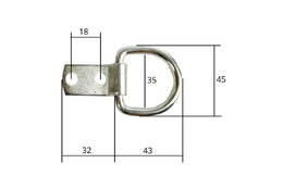 Úchyt na podlahu U-03 MULTIPA