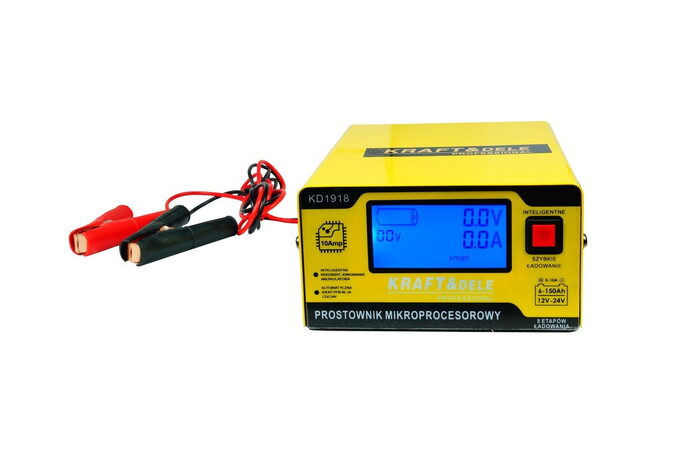 Nabíječka 15 A, 12/24 V, plechová