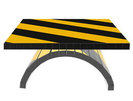 Garážová ochrana dveří na stěnu APA - 20x30cm