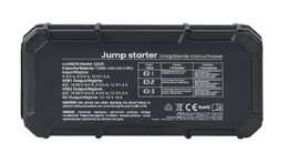 Startovací zdroj 3v1, 12V, 12Ah, 1000A USB LED