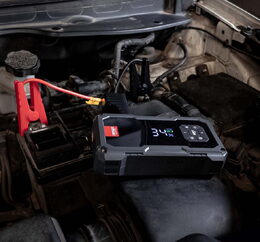 Startovací zdroj 4v1 12V, 7,2Ah, 600A, kompresor, USB, LED