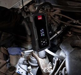 Startovací zdroj 4v1 12V, 7,2Ah, 600A, kompresor, USB, LED