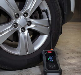 Startovací zdroj 4v1 12V, 7,2Ah, 600A, kompresor, USB, LED