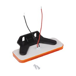 Boční obrysové světlo LED, oranžový obdélník, 12V, ECE