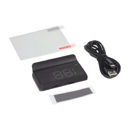 HEAD UP DISPLEJ, GPS měřič rychlosti, bílá