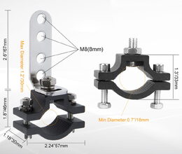 Držák světel na trubku o18-30