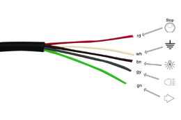 Sdružené světlo MD-36 PRAVÉ bajonet s mlhovkou, MULTIPA