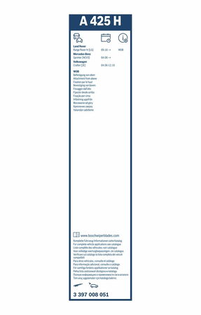 Zadní stěrač LAND ROVER Range Rover IV [LG] r.v. 2016-2021, BOSCH A425H 425mm