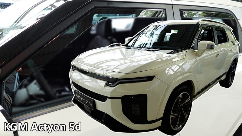 Ofuky oken - KGM-Ssangyong Actyon 5D r.v. 2024-> (+zadní)