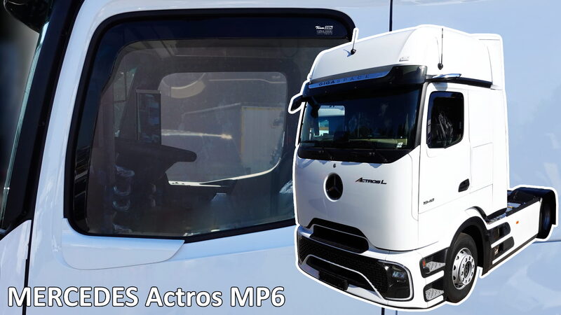 Ofuky oken - Mercedes Actros MP6 r.v. 2025->, přední