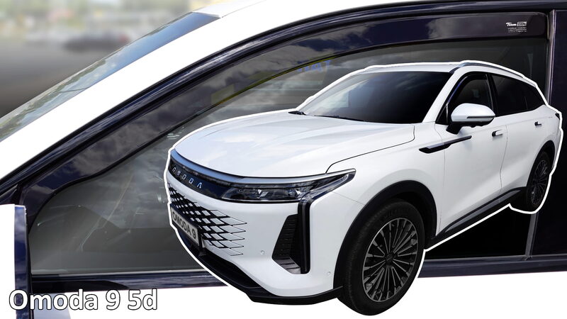Ofuky oken - Omoda 9 5D r.v. 2025->, přední