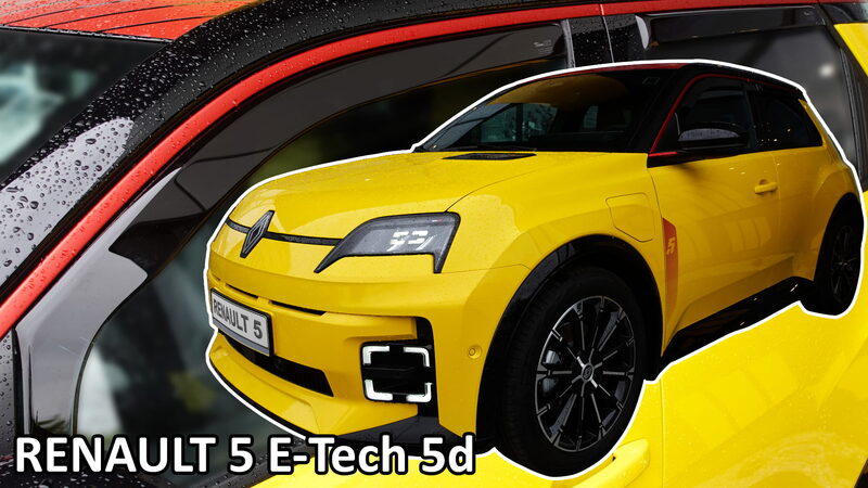 Ofuky oken - Renault 5 E-Tech 5D r.v. 2024-> (+zadní)