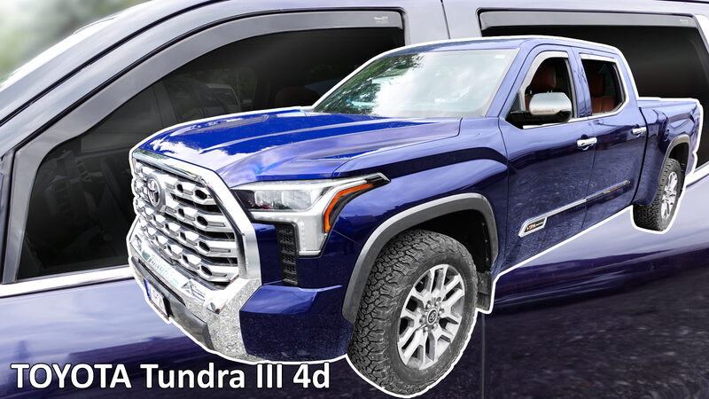 Ofuky oken - Toyota Tundra Crewmax 4D r.v. 2021-> (+zadní)