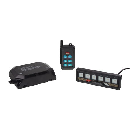 Dálkově ovládaný spínač 12/24V, 6-kanálový, 60A, Bluetooth + d.o.