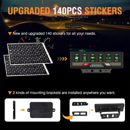 Dálkově ovládaný spínač 12/24V, 6-kanálový, 60A, Bluetooth + d.o.