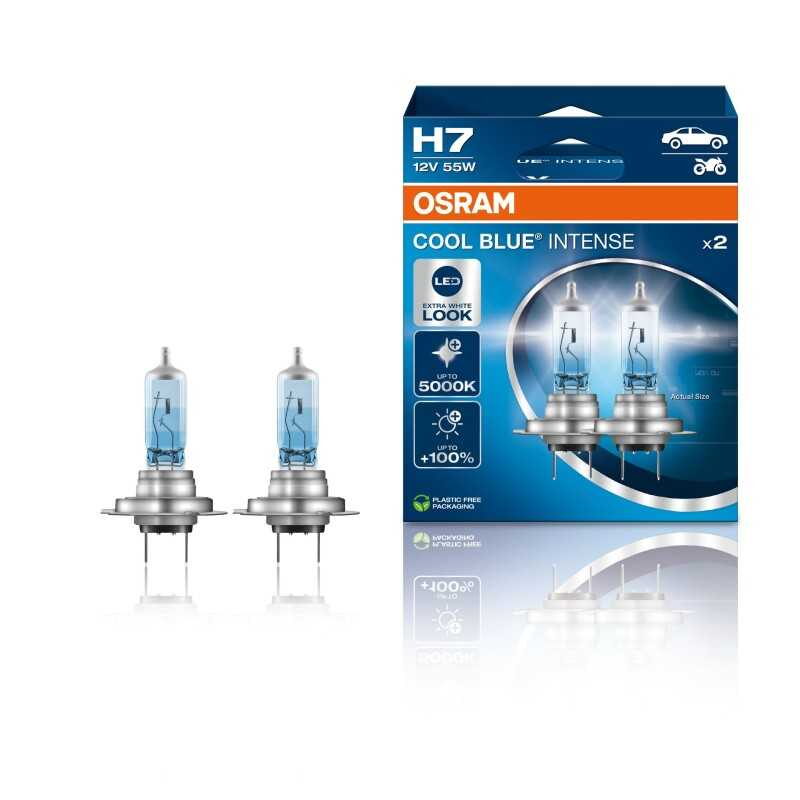 Autožárovka Osram H7 12V 55W PX26d Cool Blue INTENSE 5000K - 2ks
