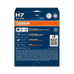 Autožárovka Osram H7 12V 55W PX26d Cool Blue INTENSE 5000K - 2ks