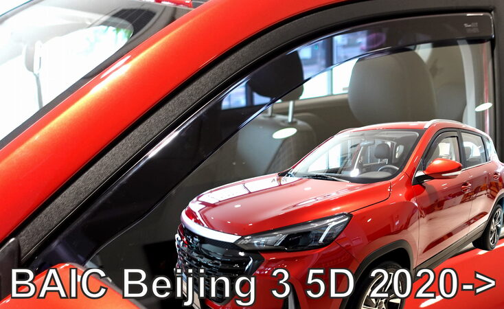Ofuky oken - BAIC Beijing 3 5D r.v. 2020->, přední