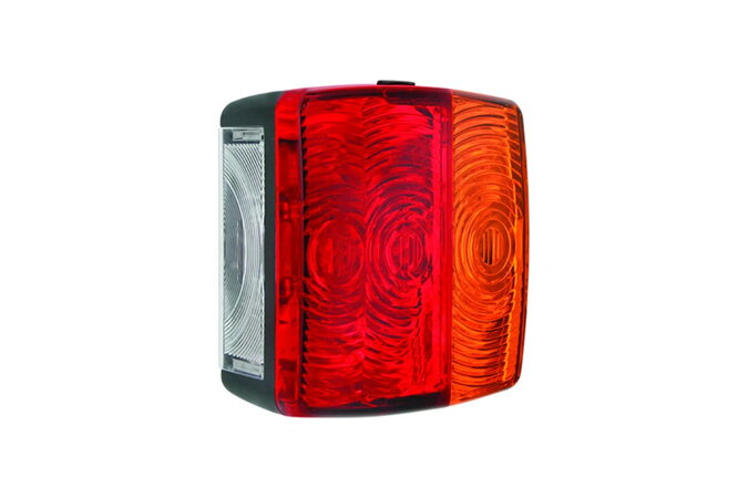 Sdružené světlo LT4.52100, 3dílné s osvětlením SPZ, WESEM