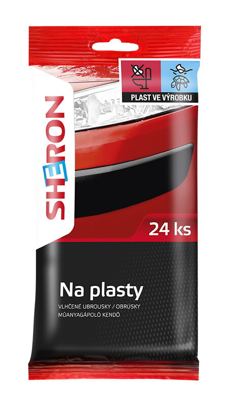 Ubrousky na venkovní plasty 24 ks SHERON