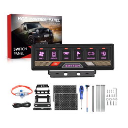 Dálkově ovládaný spínač 12/24V, 6-kanálový, 60A, Bluetooth