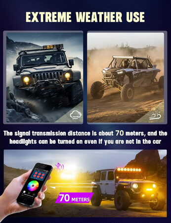 Dálkově ovládaný spínač 12/24V, 6-kanálový, 60A, Bluetooth