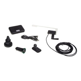 DAB přijímač / Bluetooth HF + přehrávač / micro SD / FM modulátor