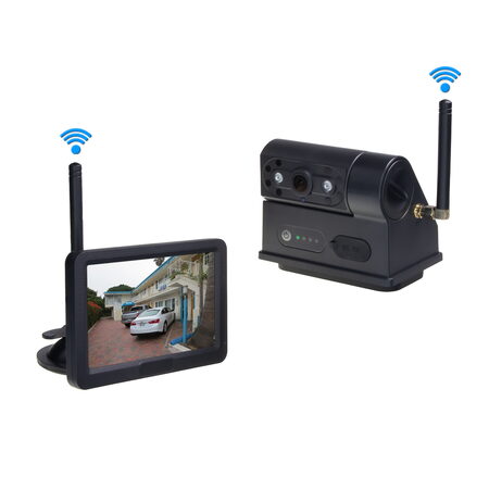 SET bezdrátový digitální kamerový systém s monitorem 5", kamera s akumulátorem