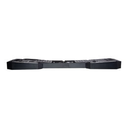 4x PREDATOR 6x4W LED pod SPZ, 12-24V, prohnuté, modré, ECE R65