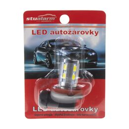 LED H11 bílá 10-30V, 12SMD 5630 + 3W