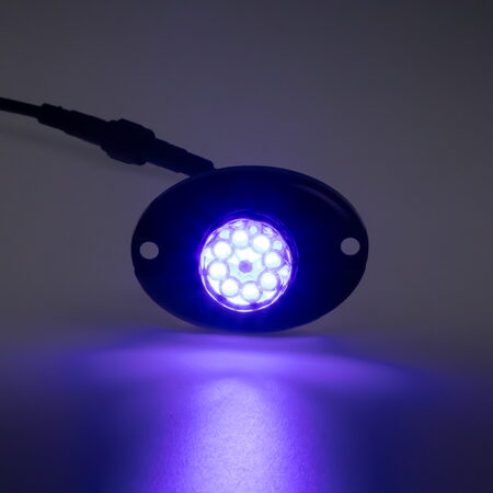 PROFI výstražné LED světlo vnější modré, 12-24V, ECE R10