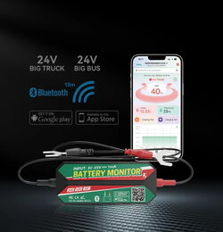 Bluetooth monitoring baterie CARCLEVER 6-24V