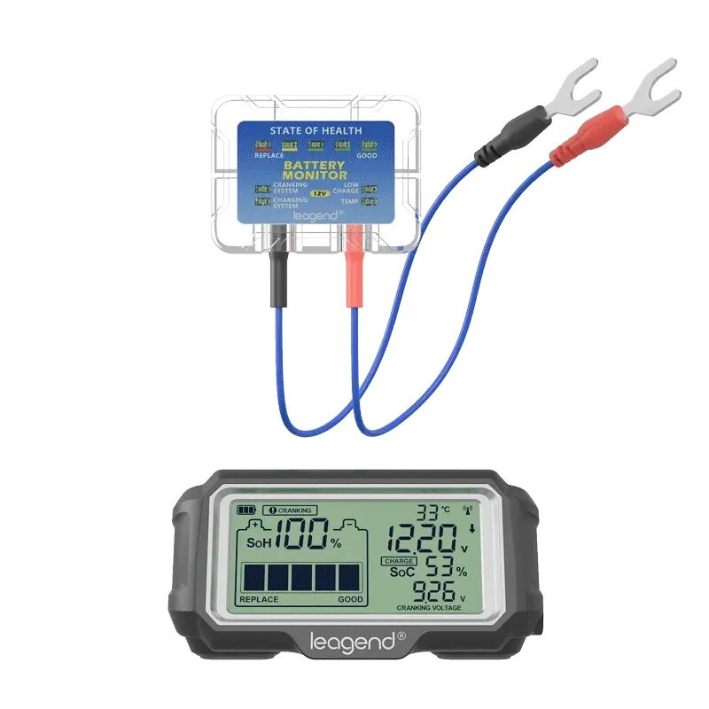 Monitoring baterie CARCLEVER s displejem 12V