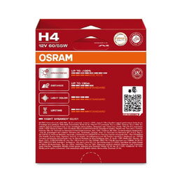 Autožárovky Osram H4 NIGHT BREAKER SILVER +100% - 2ks