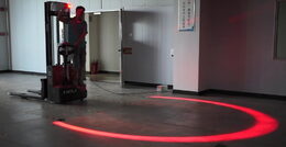 PROFI LED výstražné světlo-oblouk 10-80V červené, 10W