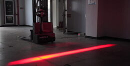 PROFI LED výstražné světlo-pruh 10-80V červené, 10W