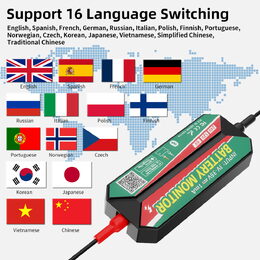 Bluetooth monitoring baterie CARCLEVER 6-24V