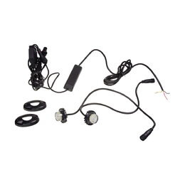 2x PROFI výstražné LED světlo vnější bílé, 12-24V, ECE R10