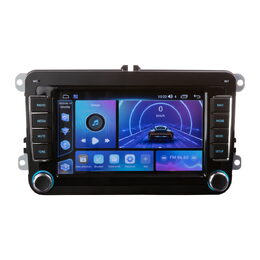 Autorádio pro VW, Škoda s 7" LCD, Android, WI-FI, GPS, CarPlay, Bluetooth, 4G, 2x USB