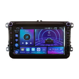Autorádio pro VW, Škoda s 8" LCD, Android, WI-FI, GPS, CarPlay, Bluetooth, 4G, 2x USB