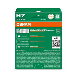 Autožárovky Osram H7 Ultra Life 3x delší životnost - 2ks