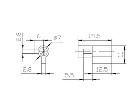 Zámek do rukojeti kloubu LK-01 (vložka, samostatné balení) MULTIPA