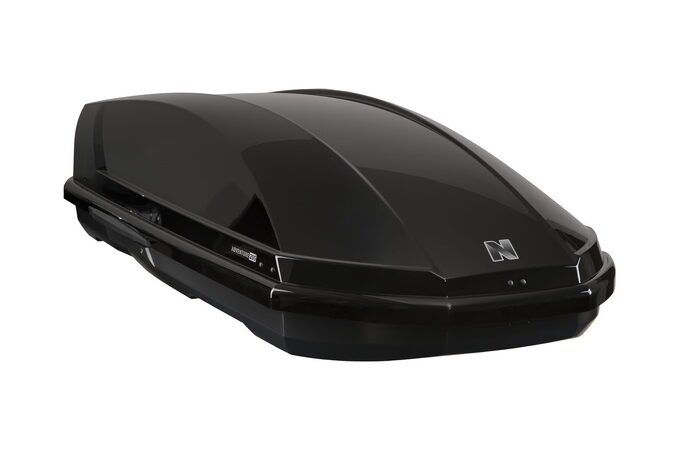 Střešní box NEUMANN Adventure 205 - černý lesklý