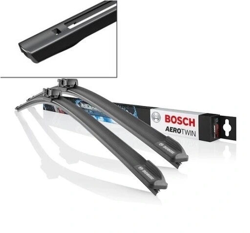 Stěrače AUDI A6 (C8) s ostřikovačem na stěrači r.v. 2017->, BOSCH AEROTWIN 2 ks