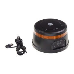 AKU LED maják, 24x1W oranžový, magnet