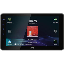 JVC 1DIN DAB+ / FM autorádio/9" displej/USB/AV/Bluetooth/Bezdrát Apple CarPlay / Android A