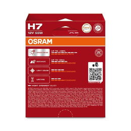 Autožárovky Osram H7 NIGHT BREAKER SILVER +100% - 2ks