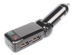 Bluetooth/FM modulátor bezdrátový, 12/24V, 2x USB