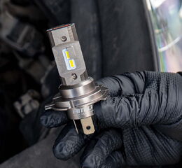 LED autožárovky série H25, H4 H19 bílá Canbus, 12/24V, 36W, 3588 lm - 2 ks