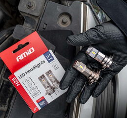 LED autožárovky série H25, H7 H18 bílá Canbus, 12V, 30W, 2710 lm - 2 ks